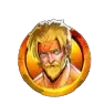 Red team blonde fighter premium symbol